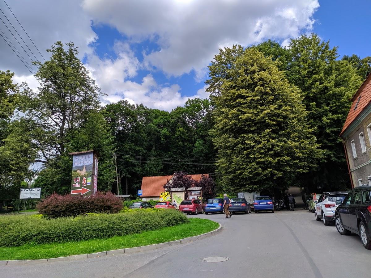 Zamek Grodno parking