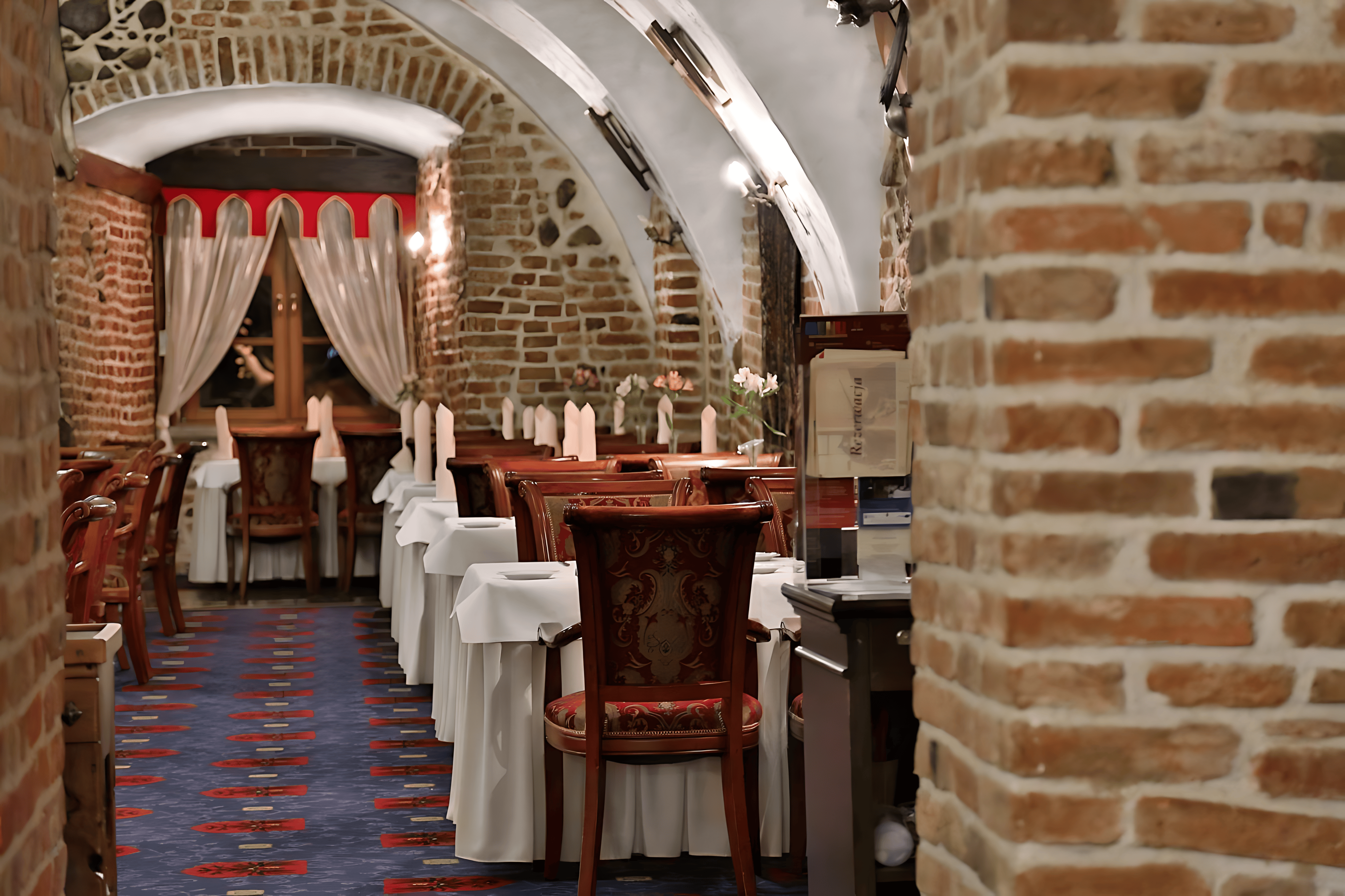 Zamek Ryn restauracja 1