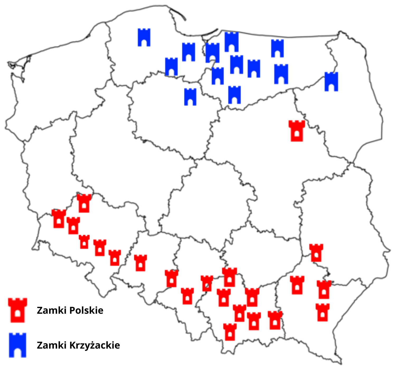 Interaktywna Mapa Zamków